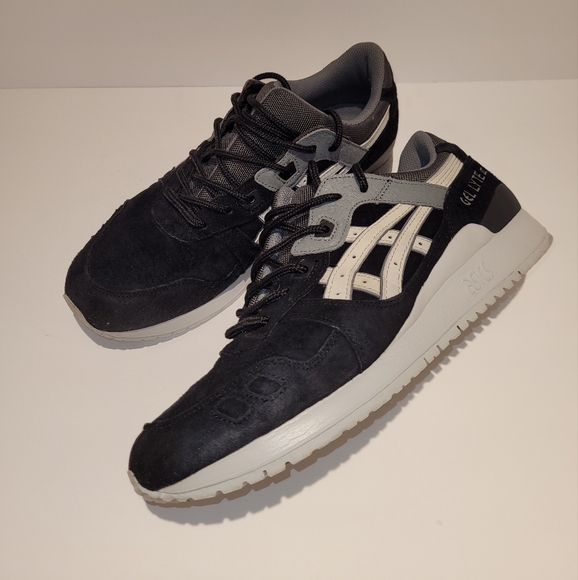 Asics Gel Lyte III - Black Suede - Size 10.5 - Picture 3 of 7